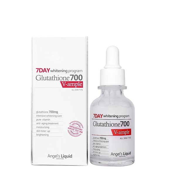 whitening program glutathione Skin Works alongside Glutathione to refine skin texture Angels Liquid: Three Quid, Glutathione