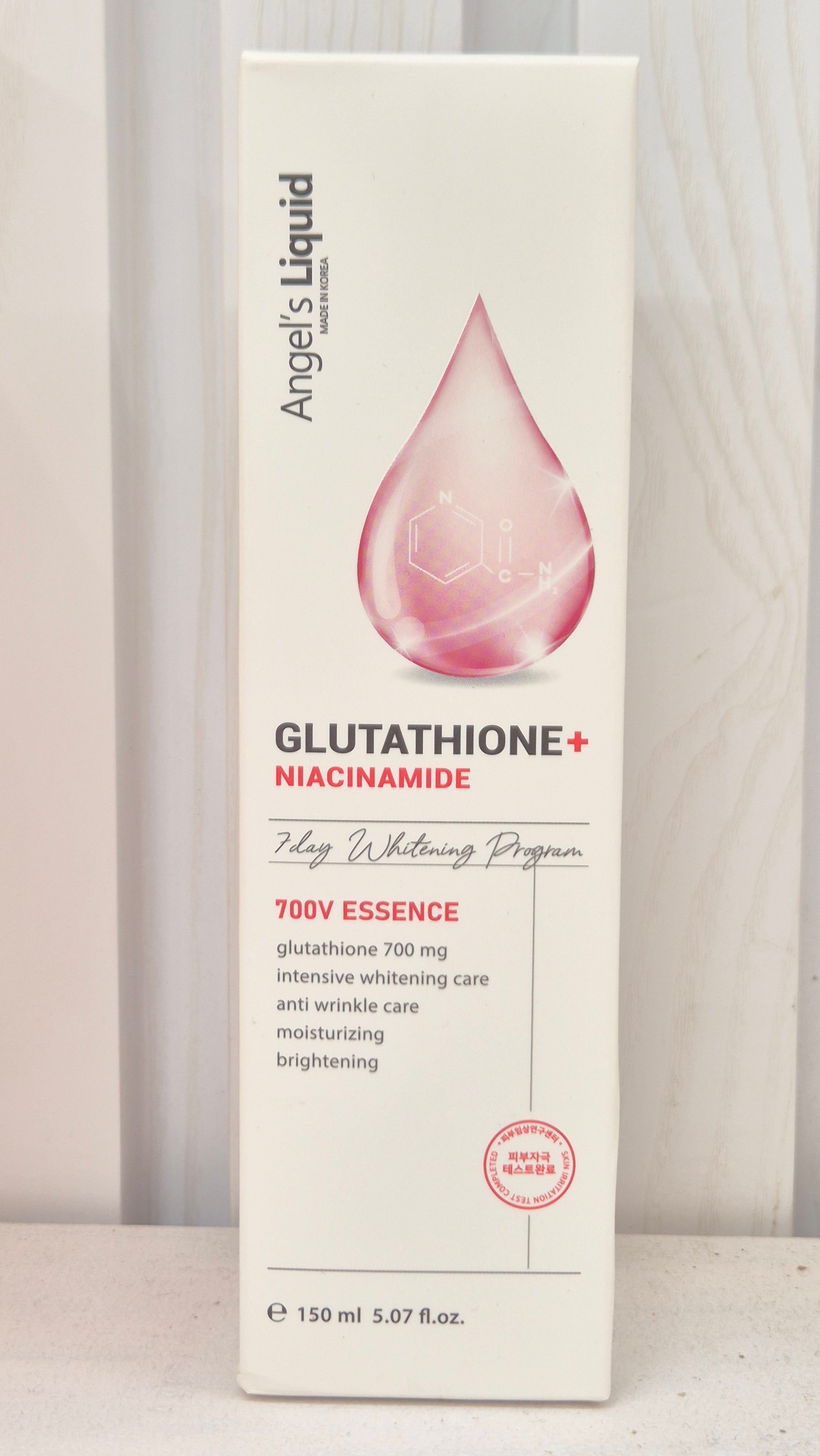 ANGEL'S LIQUID 7 Days Whitening Program Glutathione + Niacinamide 700V Essence 150ml Online in Australia | Kim Glowy ANGEL'S LIQUID 7 Days Whitening Program Glutathione + Niacinamide 700V Essence 150ml Online in Australia | Kim Glowy