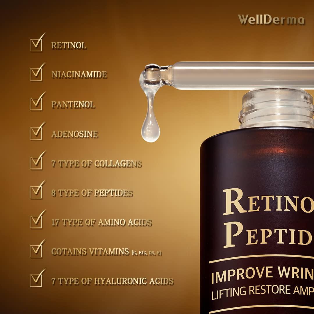 WELLDERMA Premium Retinol Peptide Lifting Restore Special Set