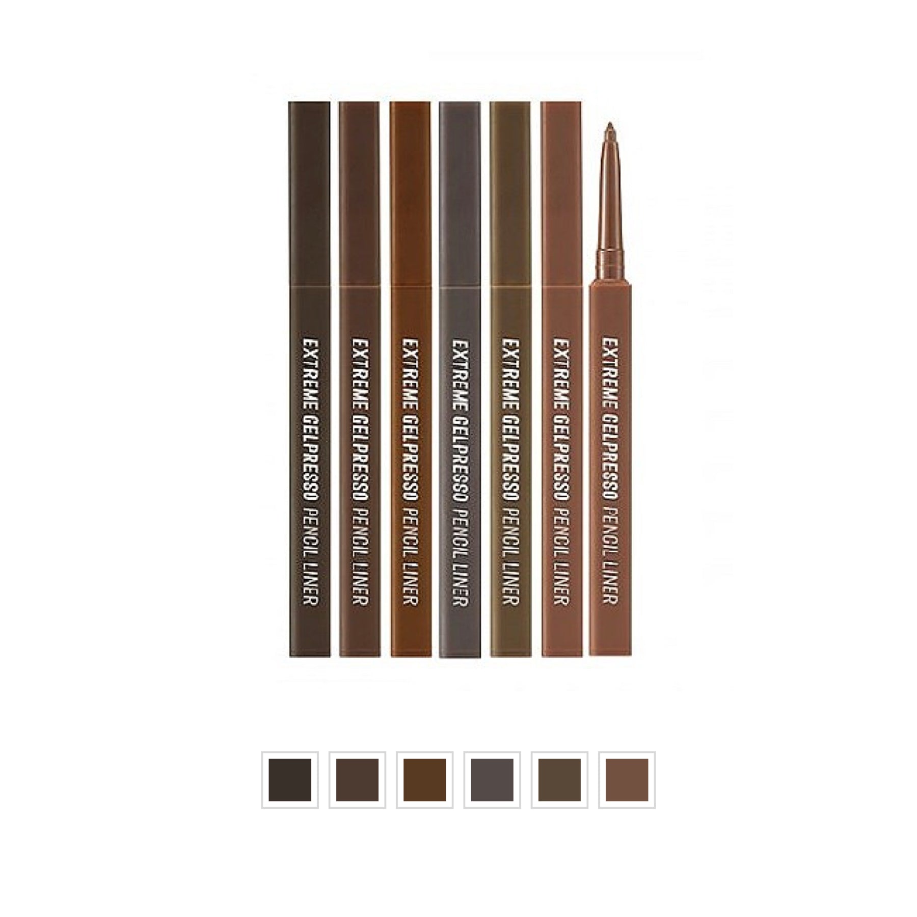 CLIO - Extreme Gelpresso Pencil Liner - 6 Colors
