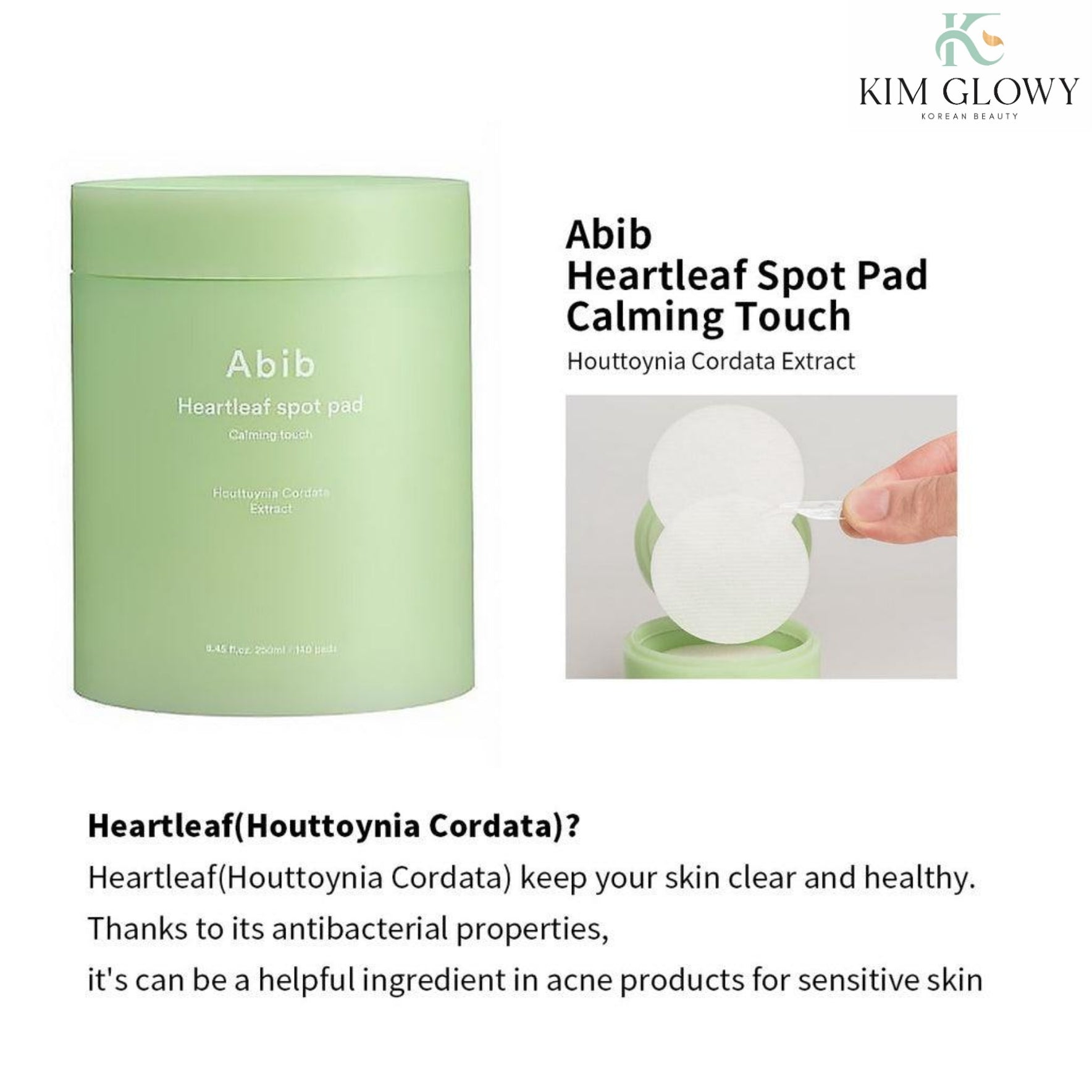 ABIB Heartleaf Spot Pad Calming Touch (80 pads)