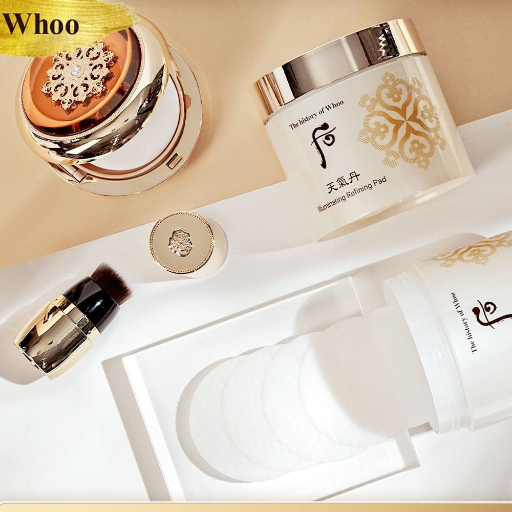 THE HISTORY OF WHOO Illuminating Refining Pad 60pcs