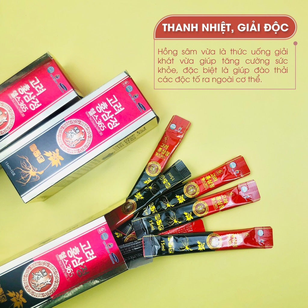 365 6 year Korean Red Ginseng Extract (30 sticks)