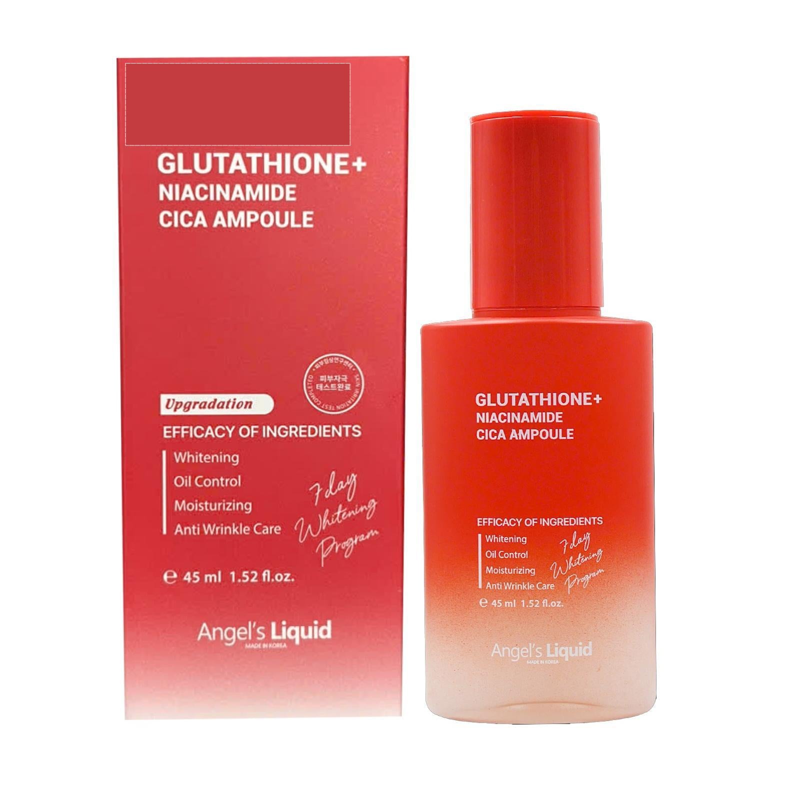 ANGEL'S LIQUID Glutathione+ Niacinamide Cica Ampoule 45ml Online in Australia | Kim Glowy ANGEL'S LIQUID Glutathione+ Niacinamide Cica Ampoule 45ml Online in Australia | Kim Glowy