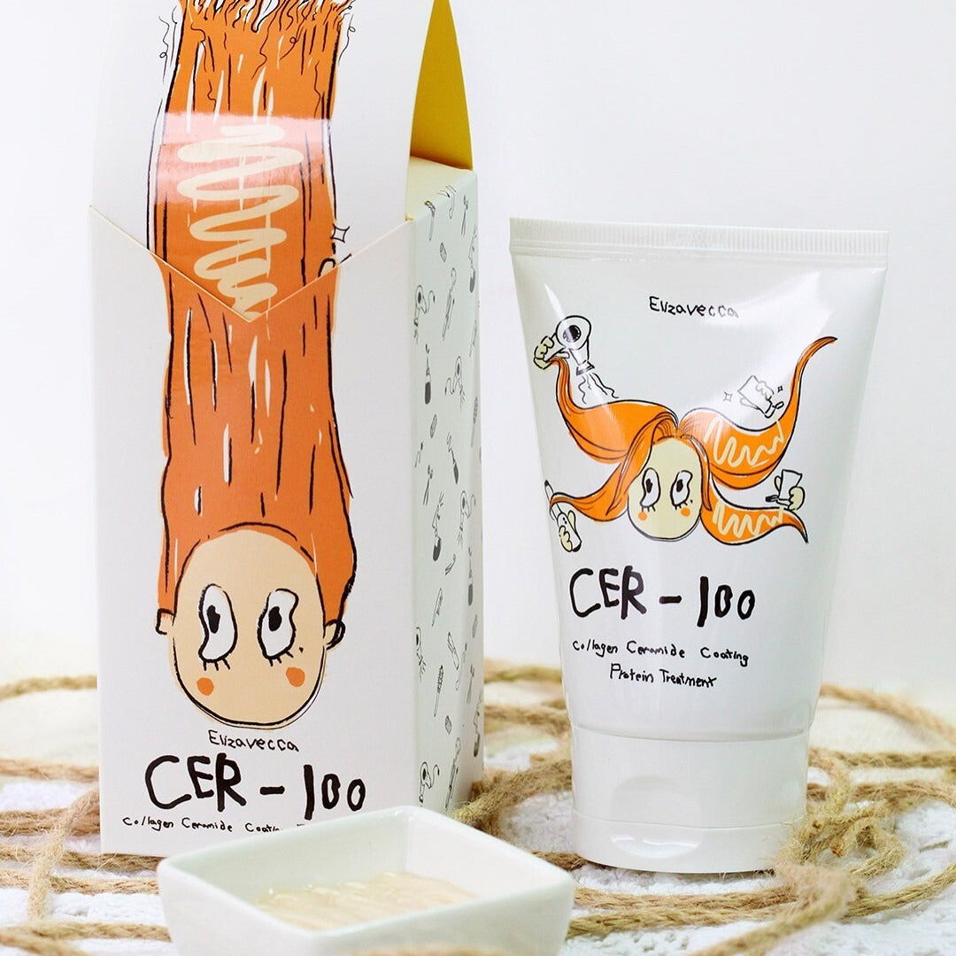 ELIZAVECCA Milky Piggy CER-100 Collagen Ceramide Coating Protein Treatment 100ml