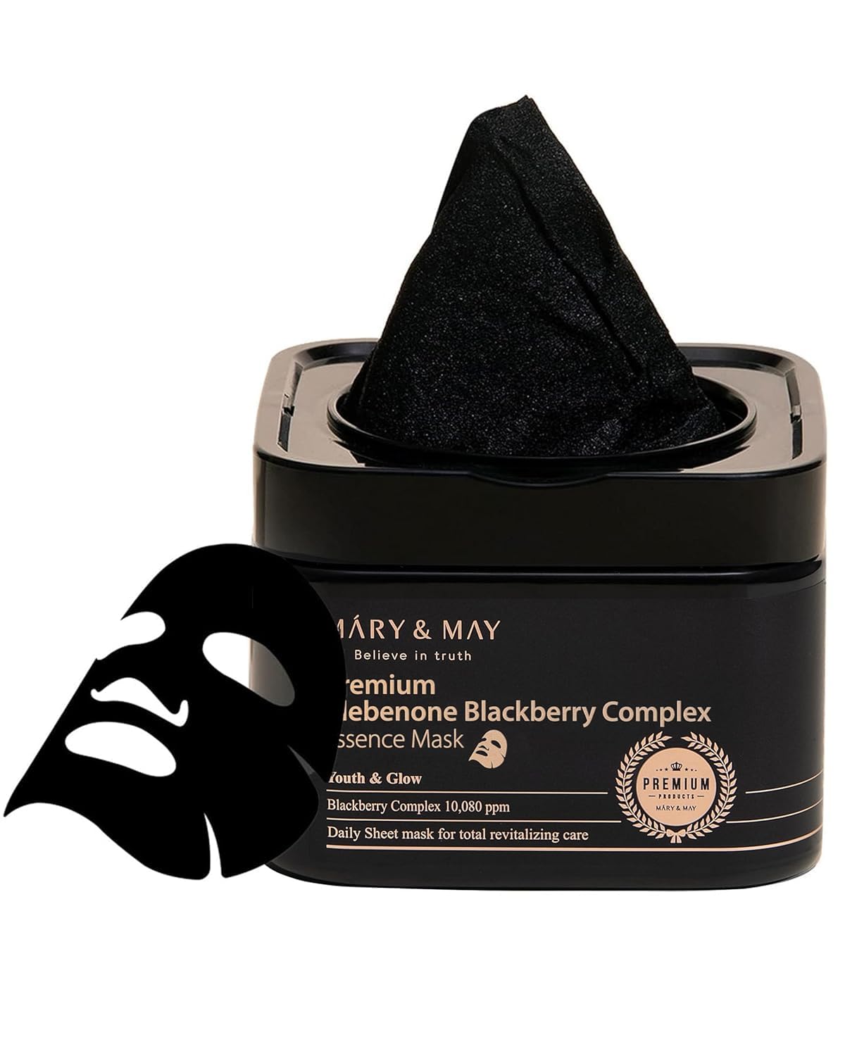 MARY & MAY Premium Idebenone Blackberry Complex Essence Mask