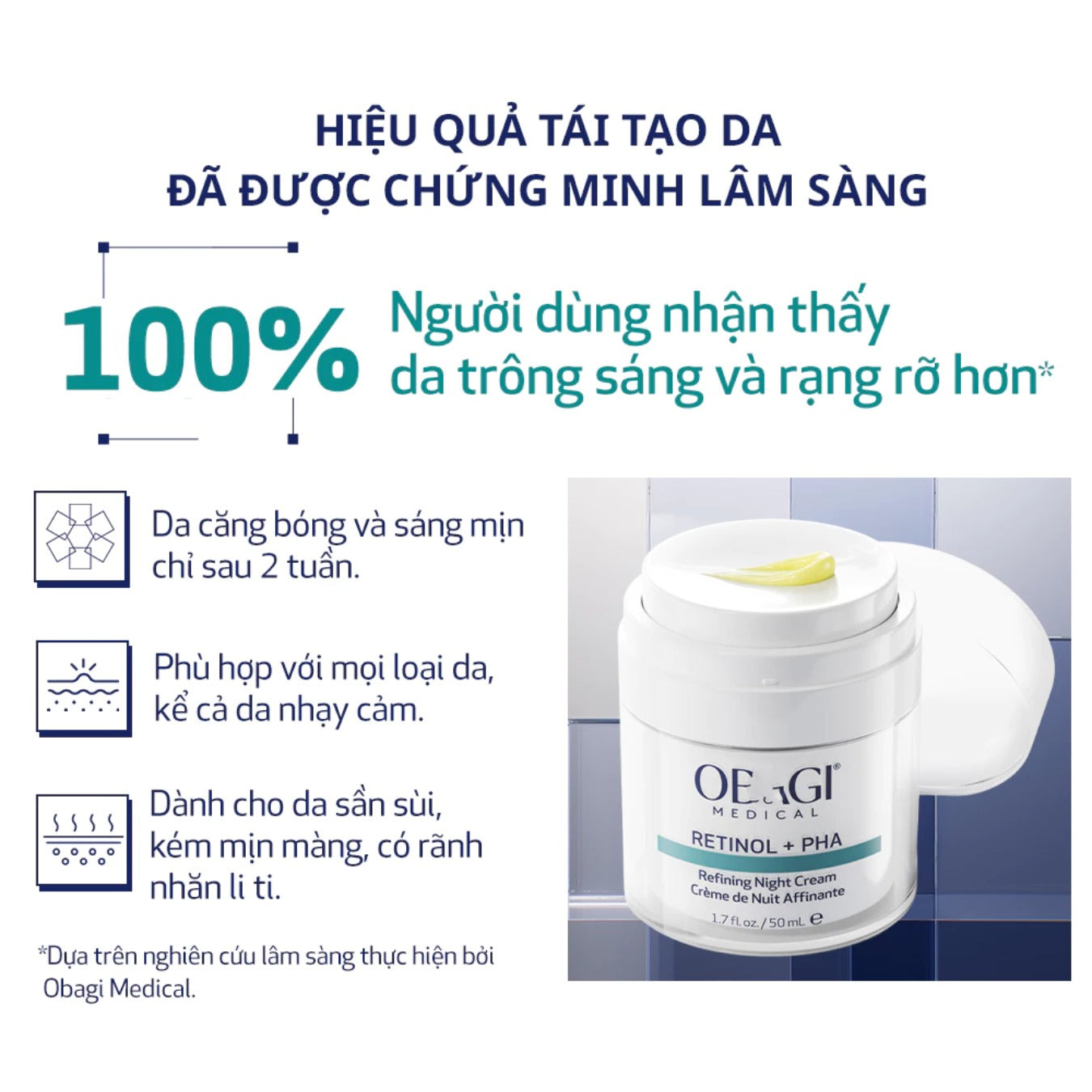 OBAGI Retinol + PHA Refining Night Cream 50ml