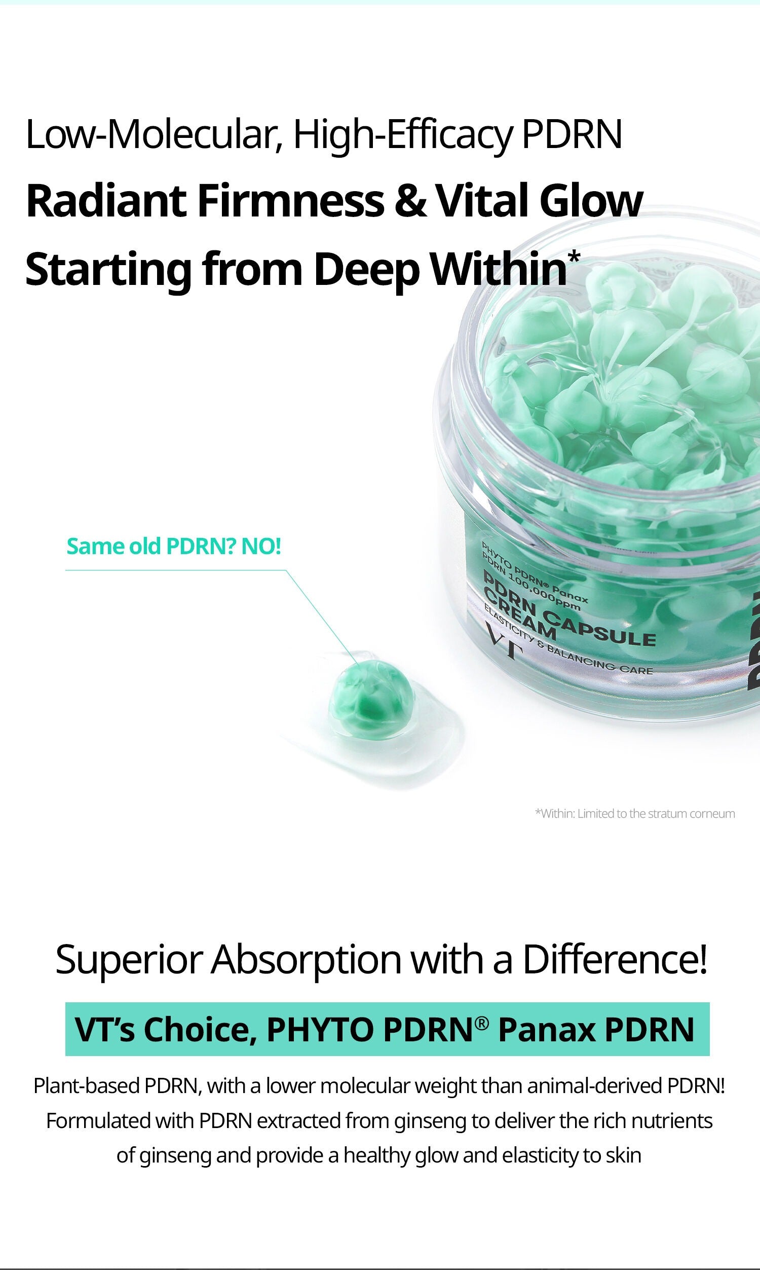 VT COSMETICS PDRN Capsule Cream 100 50ml