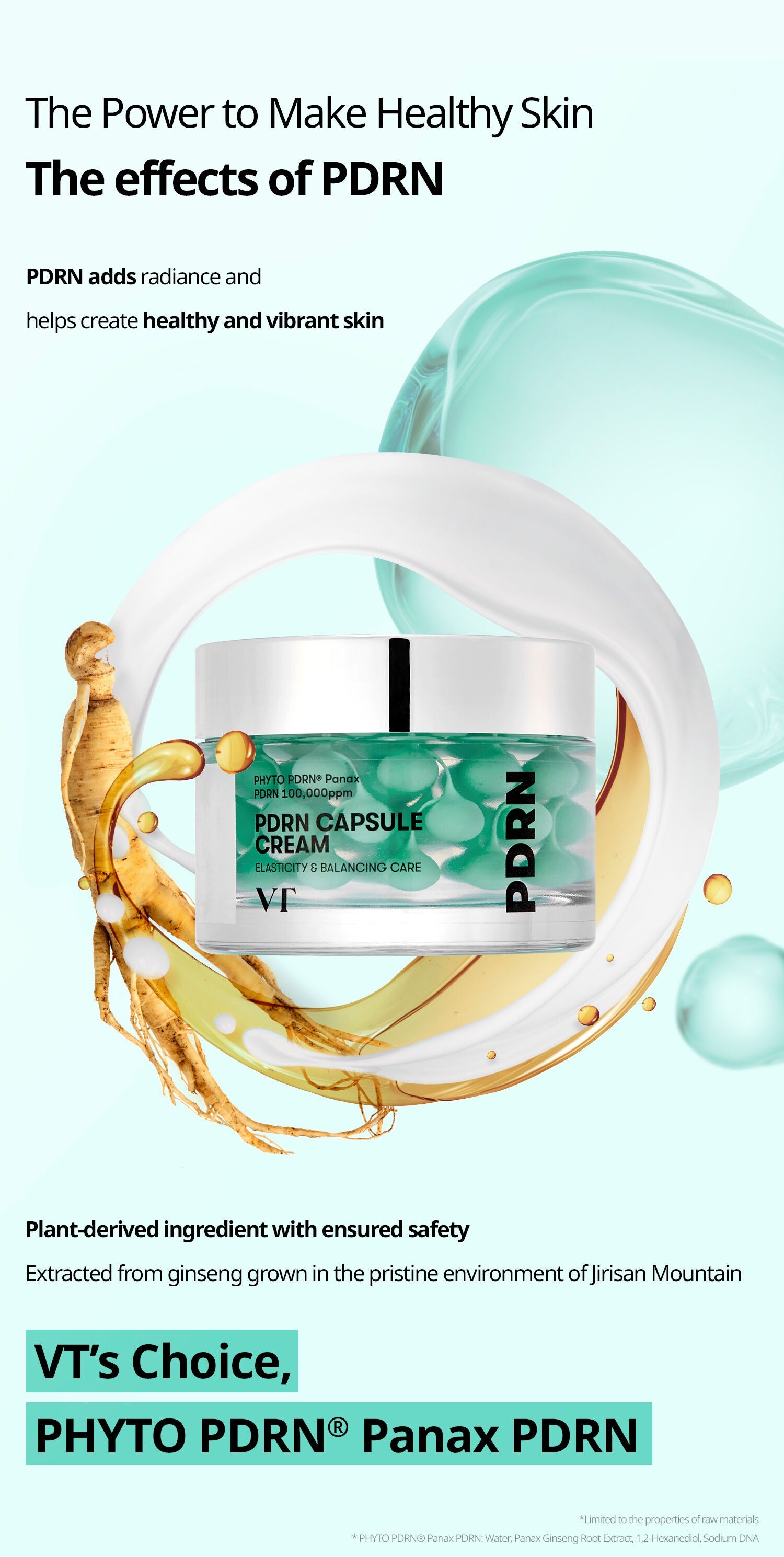 VT COSMETICS PDRN Capsule Cream 100 50ml