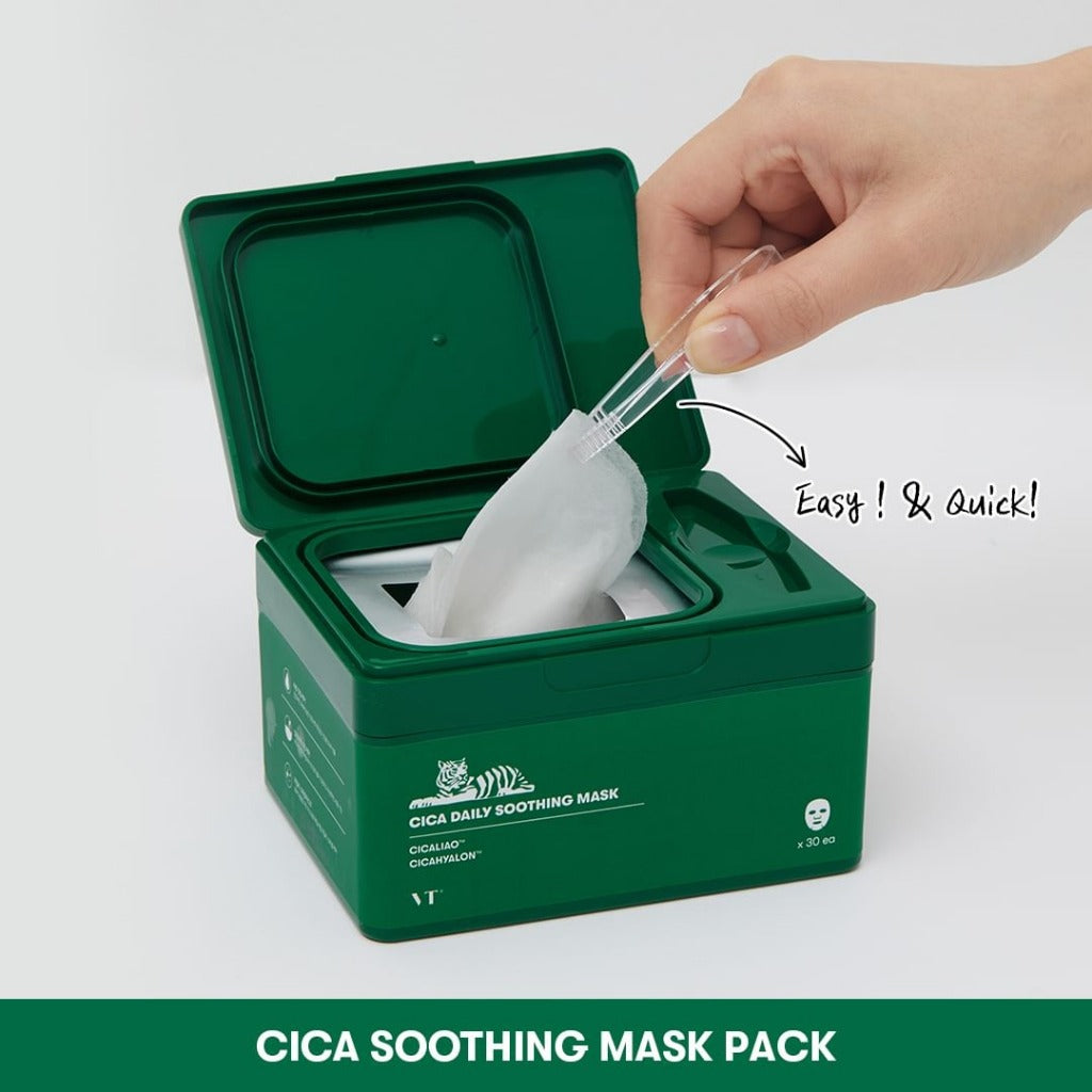 VT COSMETICS VT Cica Daily Soothing Mask - 30pcs