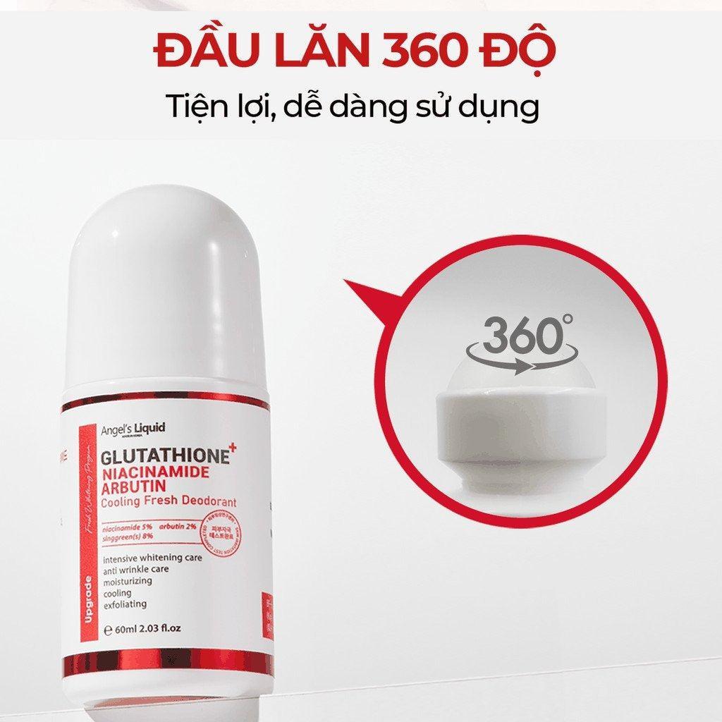 ANGEL'S LIQUID Glutathione + Niacinamide Arbutin Cooling Fresh Deodorant 60ml Online in Australia | Kim Glowy ANGEL'S LIQUID Glutathione + Niacinamide Arbutin Cooling Fresh Deodorant 60ml Online in Australia | Kim Glowy