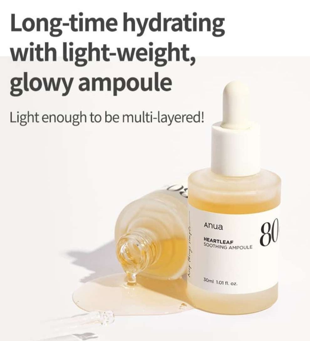 ANUA Heartleaf 80% Ampoule 30ml