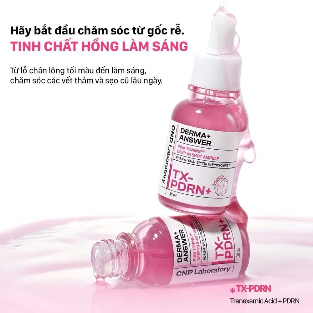 CNP Laboratory Derma Answer Pink Toning Deep In Shot Ampule TX-PDRN 30ml