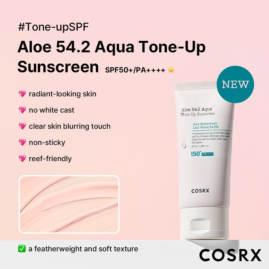 COSRX Aloe 54.2 Aqua Tone-Up Sunscreen 50ml