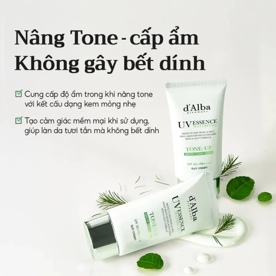 D'ALBA Waterfull MILD Essence Sun Cream SPF50+ PA++++ 50ml