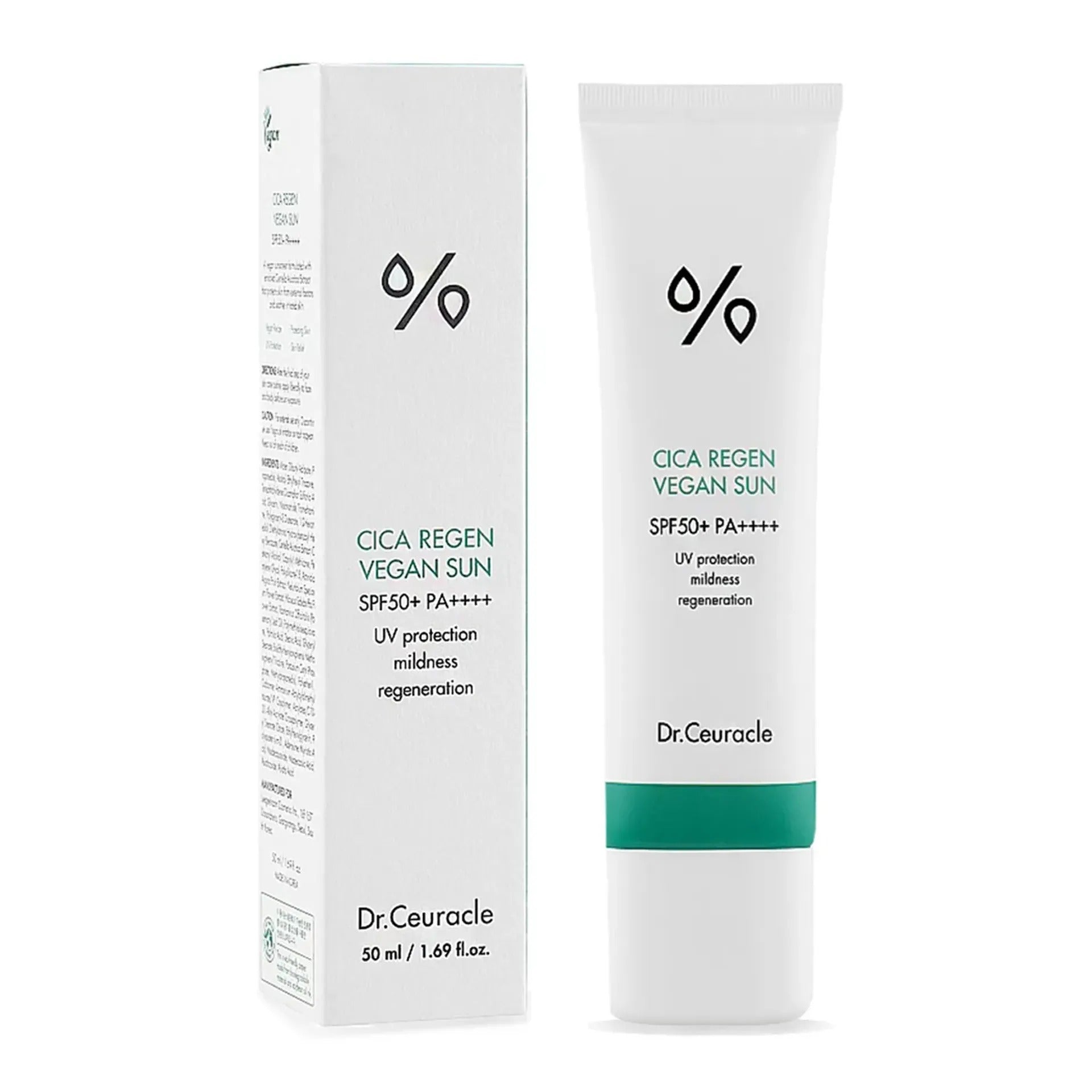 DR.CEURACLE Cica Regen Vegan Sun SPF50+/PA++++ 50ml