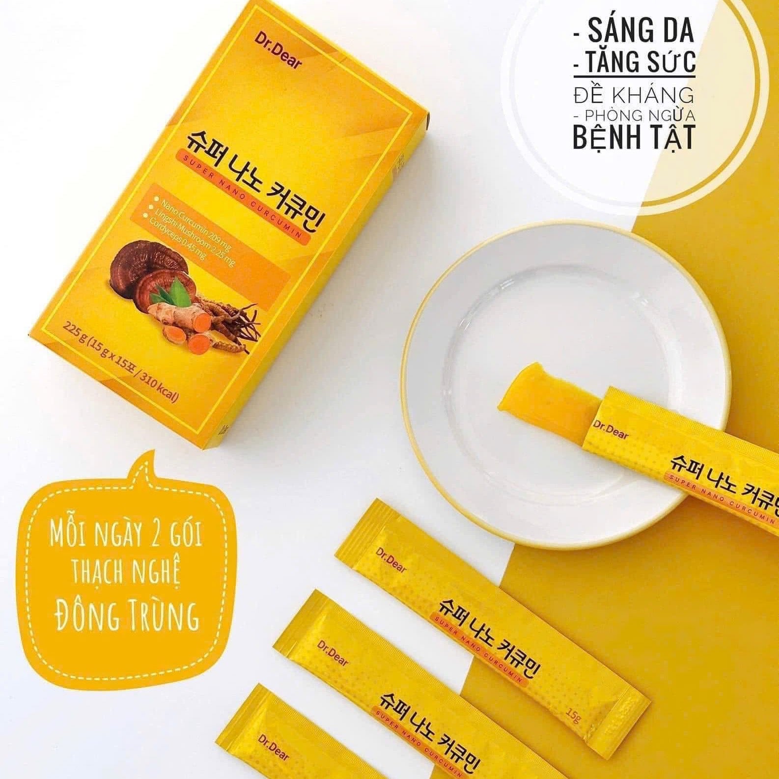 Dr Dear Korean Super Nanocumin Collagen Healthy Skin (5g x 30 packs)