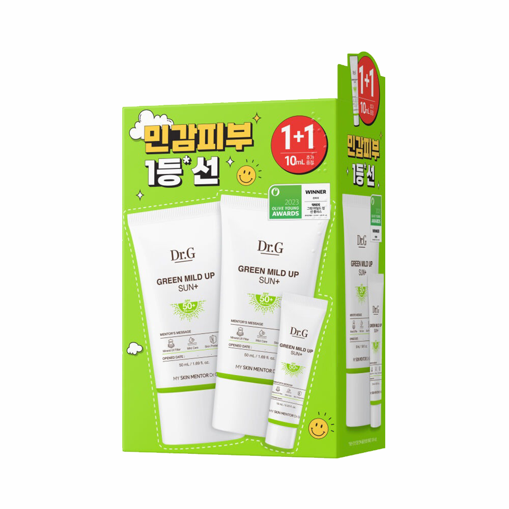 DR.G Cream Mild Up Sun+ SPF50+ PA+++ 50ml 1 +1  + free mini size