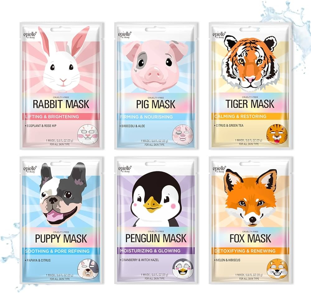 EPIELLE Animal Character Mask