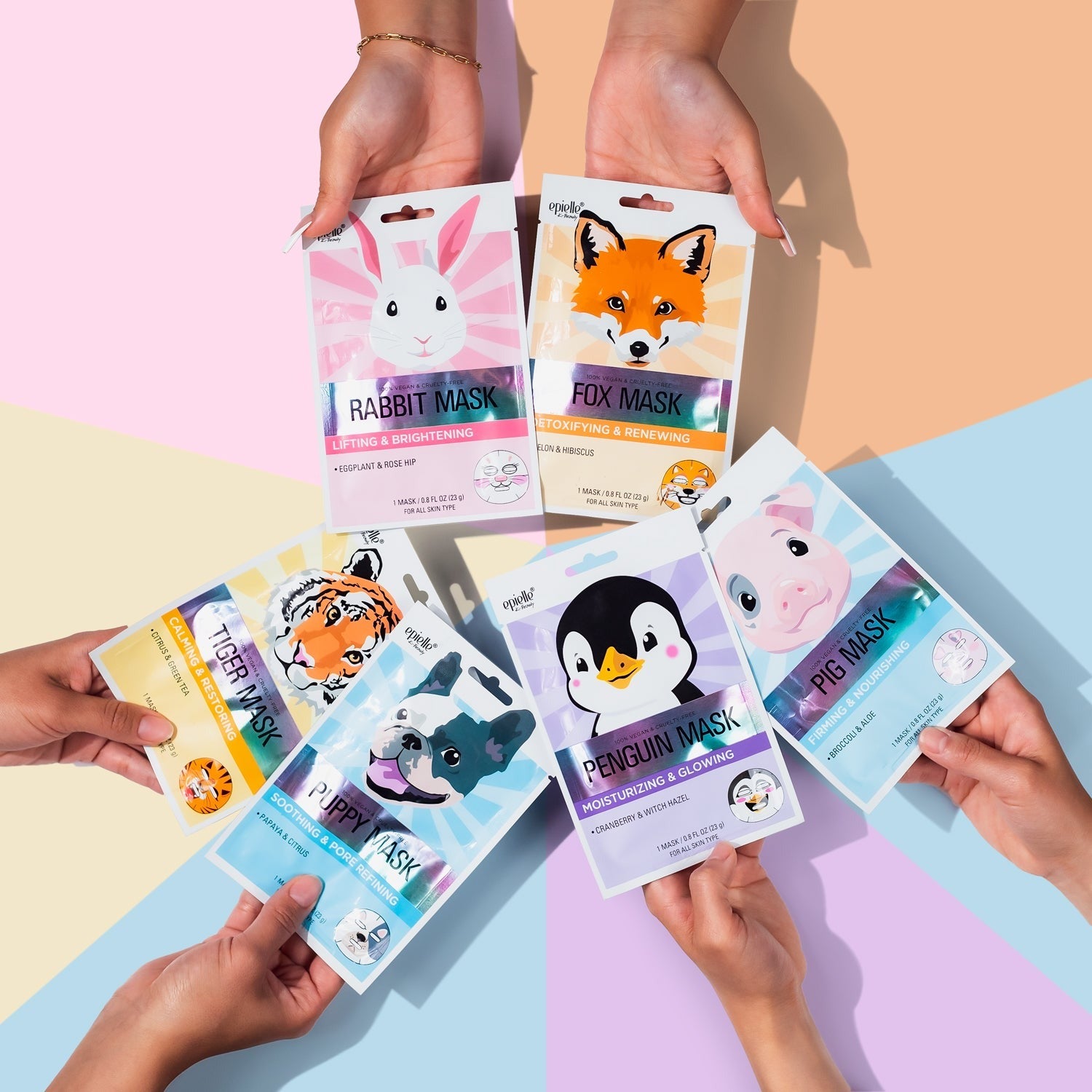 EPIELLE Animal Character Mask