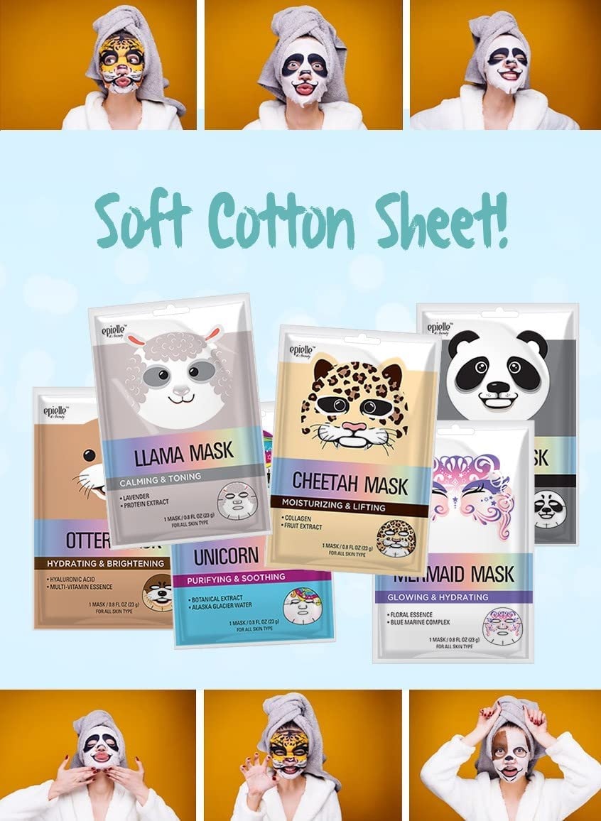 EPIELLE Animal Character Mask