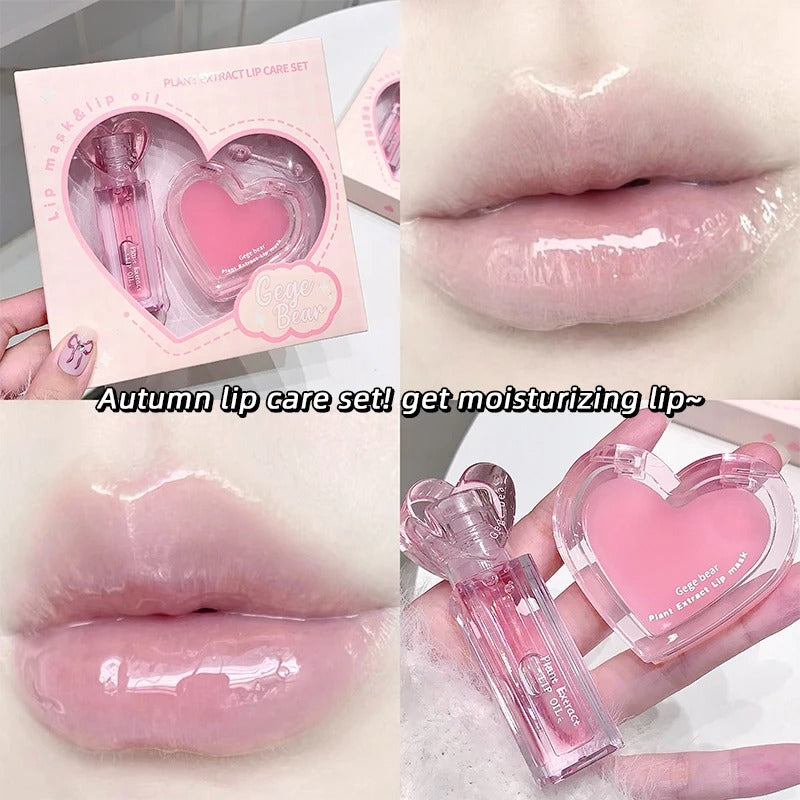 GEGE BEAR Plant Extract Lip Care Set