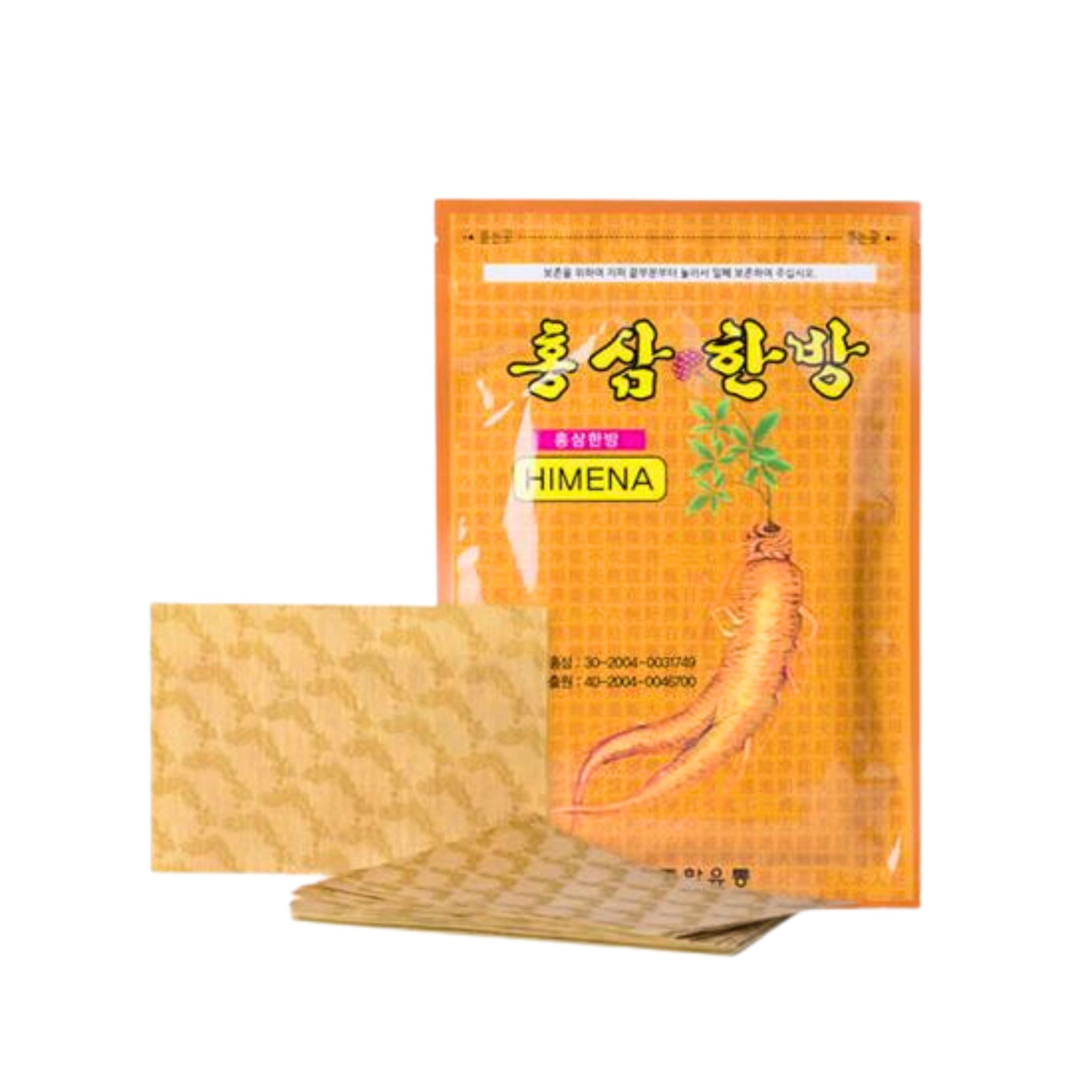 HIMENA Korean Red Ginseng Pad Pain Relief Health Patch