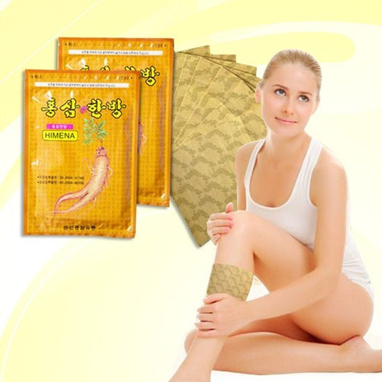 HIMENA Korean Red Ginseng Pad Pain Relief Health Patch
