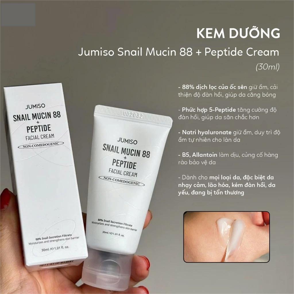 JUMISO Snail Mucin 88 + Peptide Cream 30ml