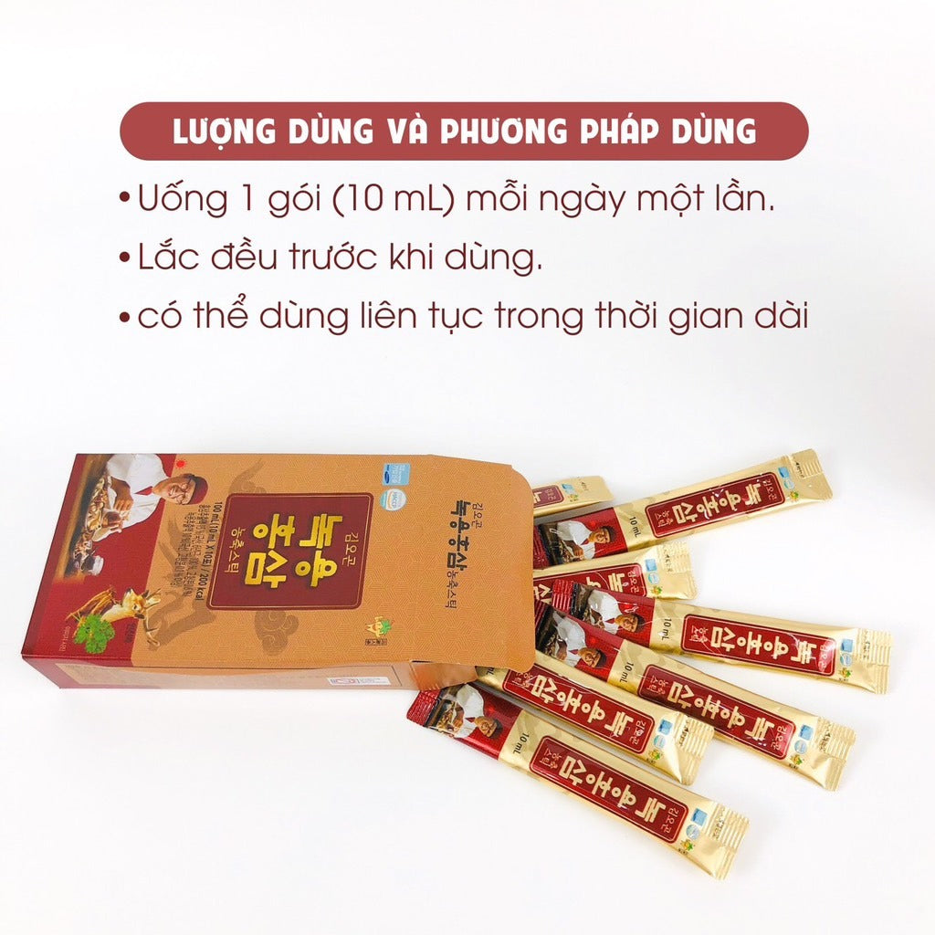 KIM OH GON Red Ginseng Concentrate Stick 30 x 10ml