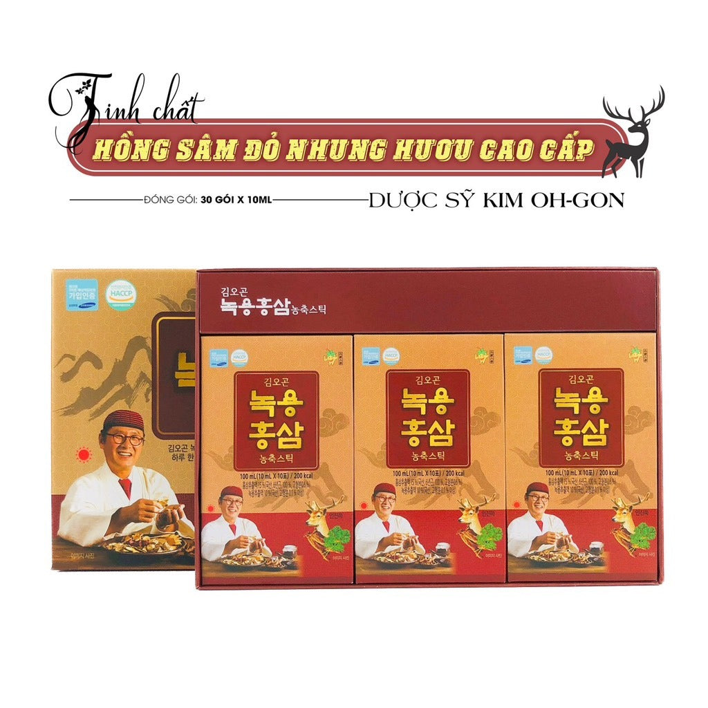 KIM OH GON Red Ginseng Concentrate Stick 30 x 10ml