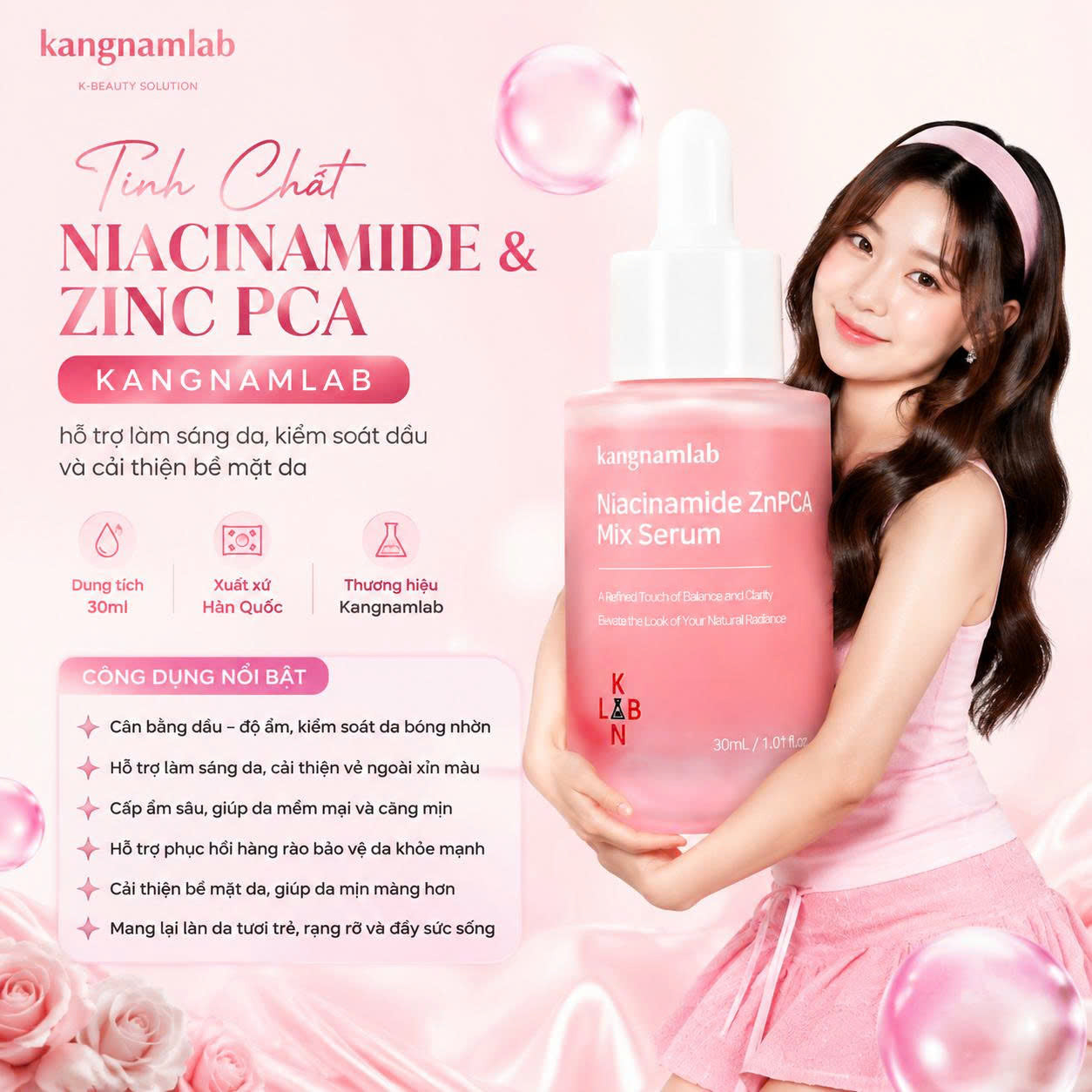 KANGNAMLAB Niacinamide ZnPCA Mix Serum 30ml