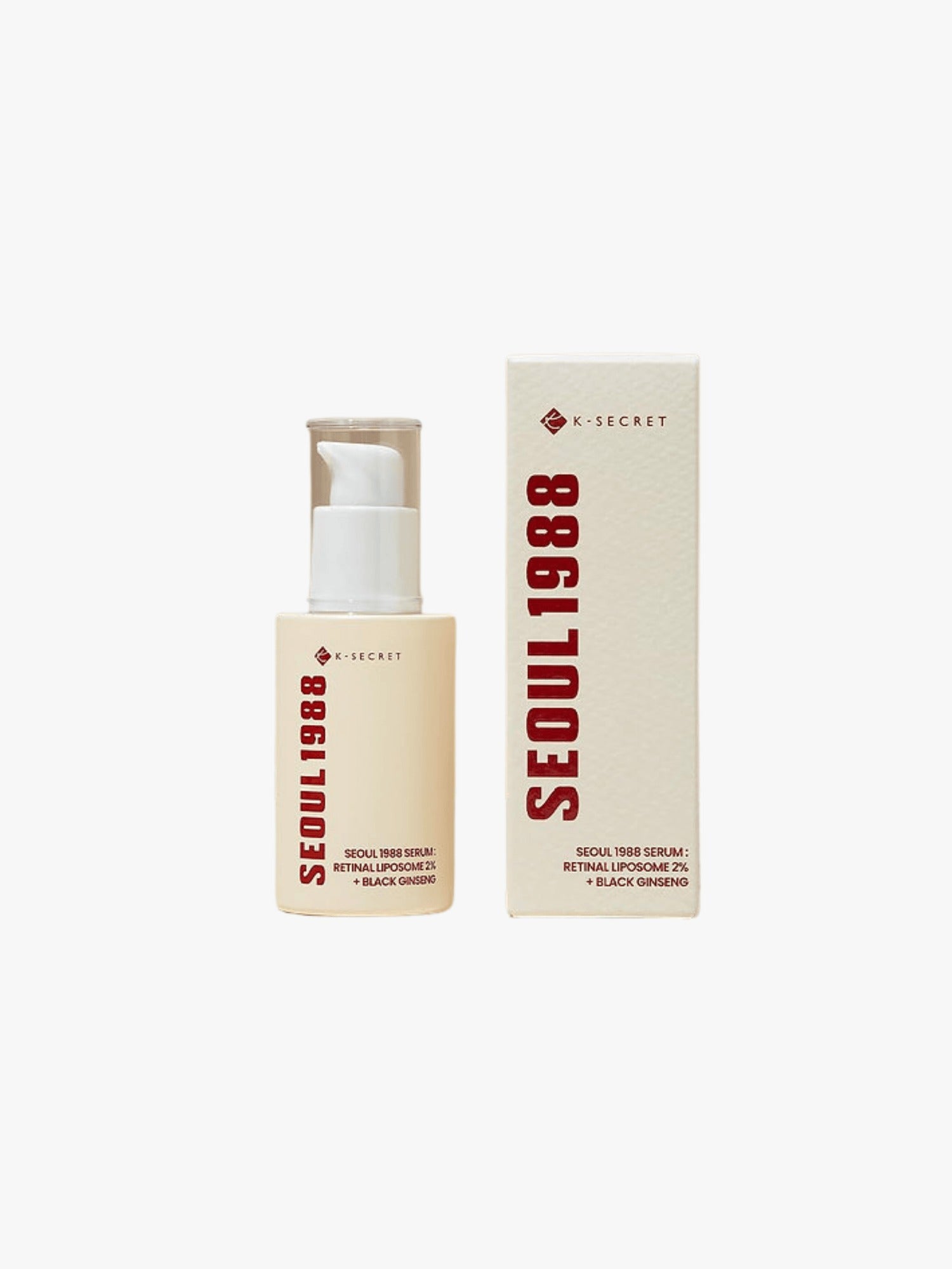 KSECRET SEOUL 1988 Serum : Retinal Liposome 2% + Black Ginseng 30ml