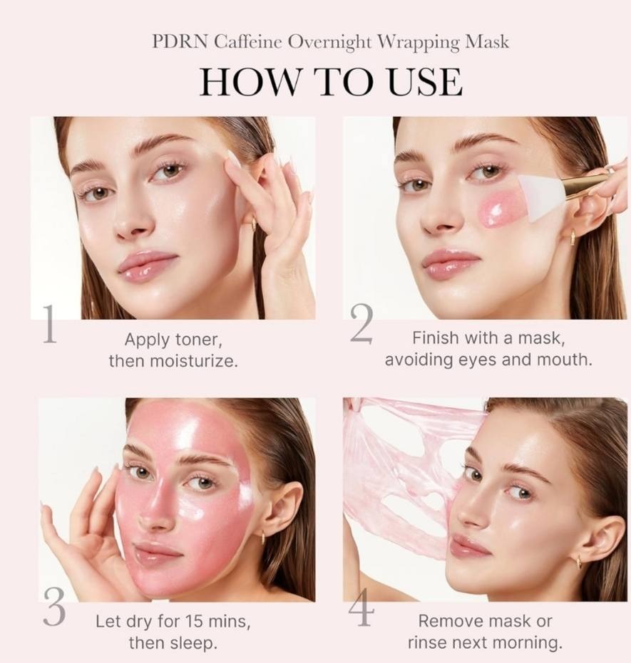 MEDICUBE PDRN Pink Caffeine Night Wrapping Mask 75ml