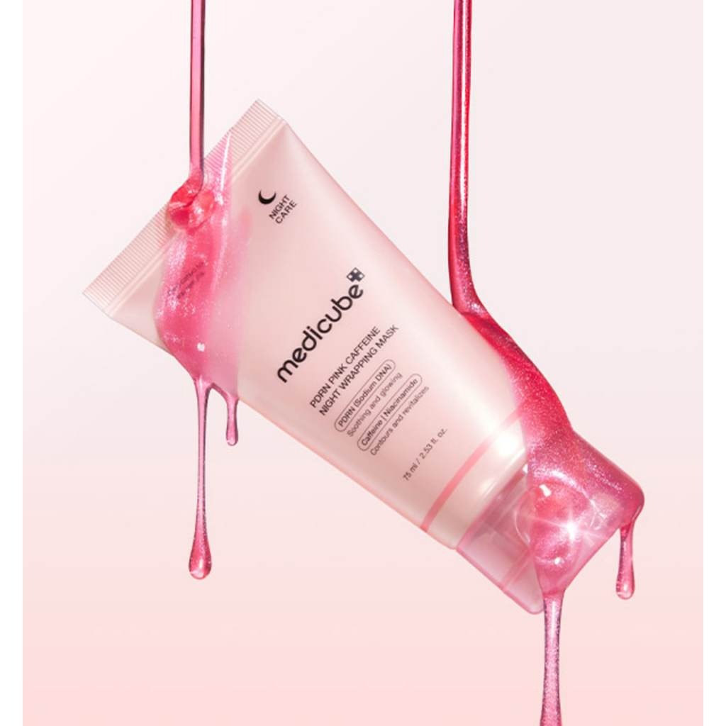 MEDICUBE PDRN Pink Caffeine Night Wrapping Mask 75ml
