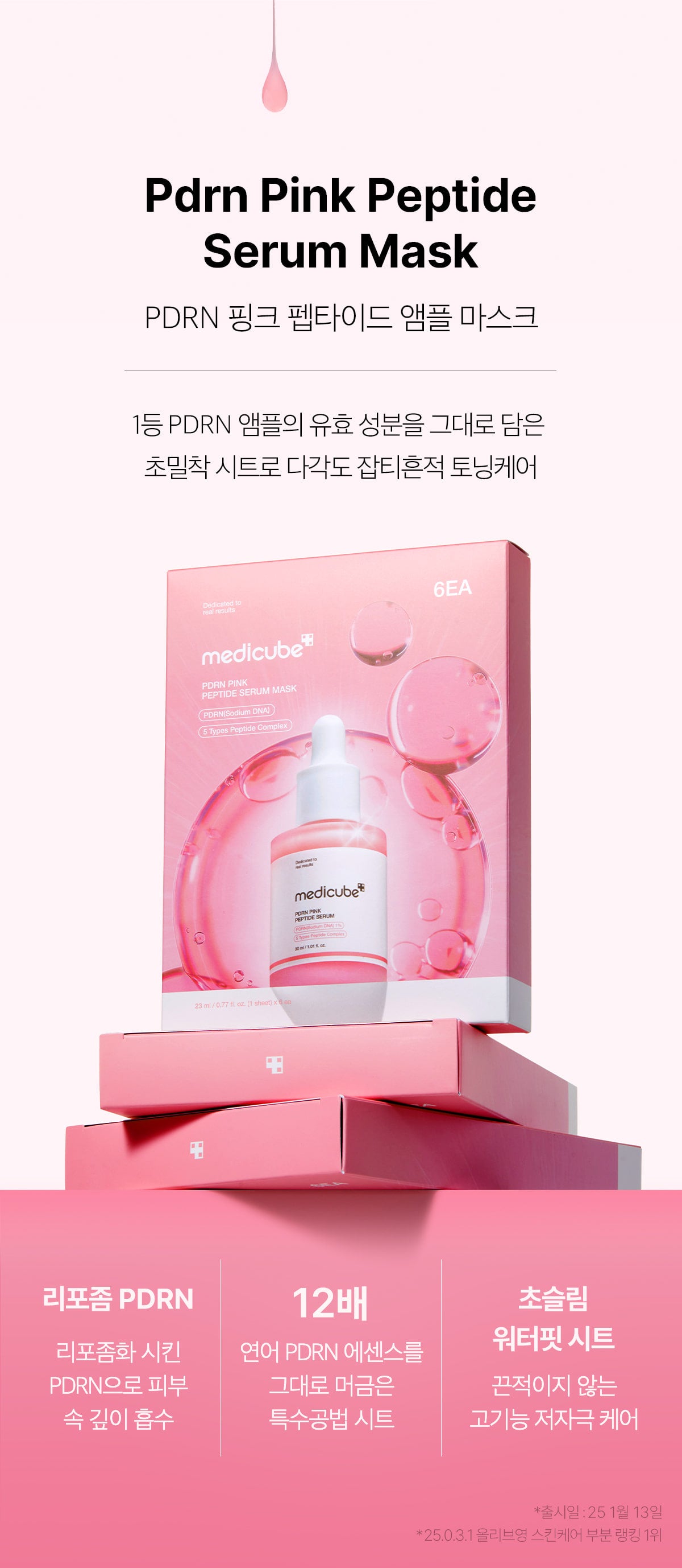 MEDICUBE PDRN Pink Serum Mask