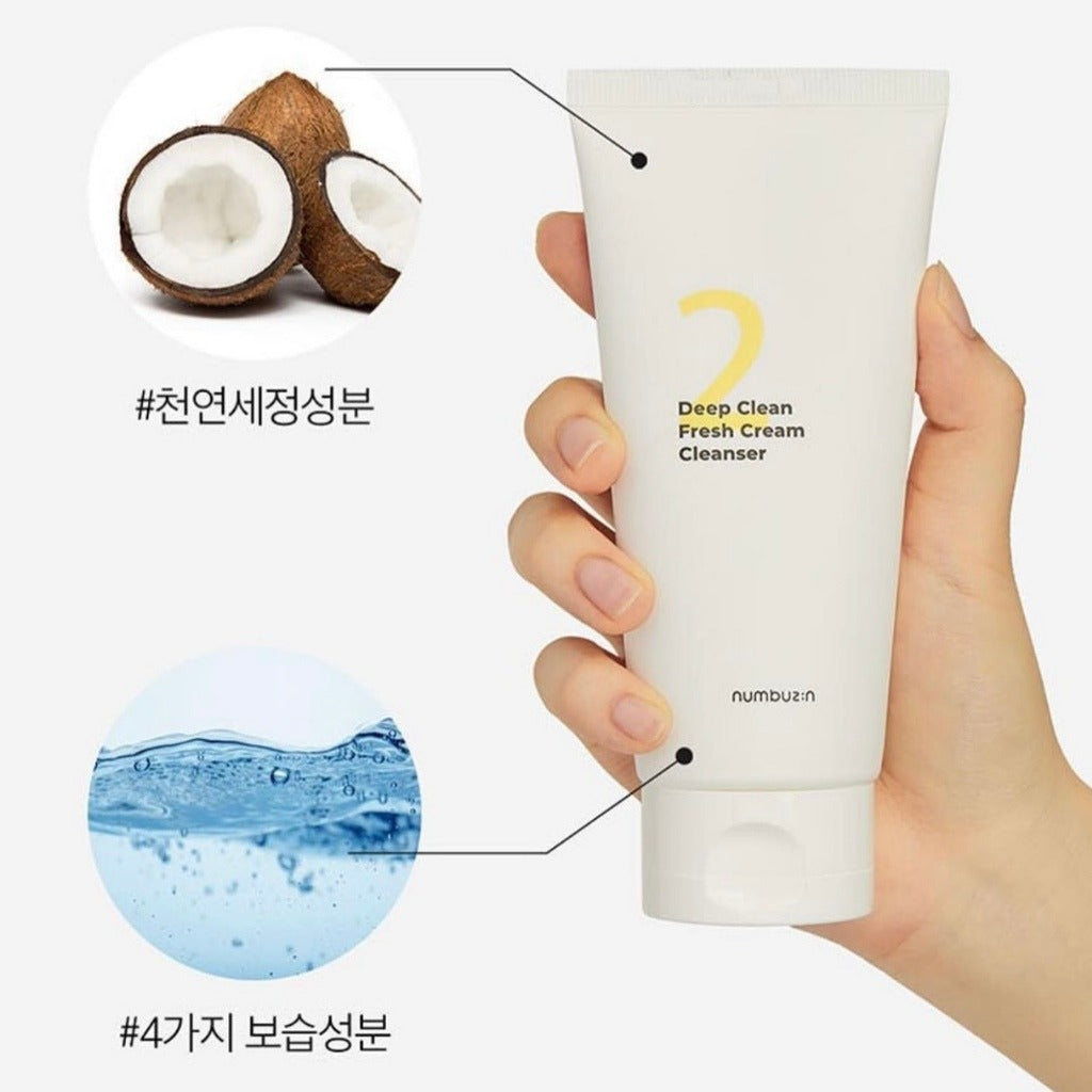 NUMBUZIN No.2 Deep Clean Fresh Cream Cleanser 120ml
