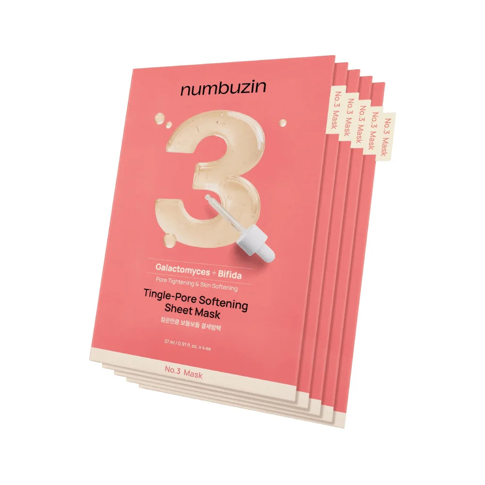 NUMBUZIN Tingle-Pore Softening Sheet Mask No.3