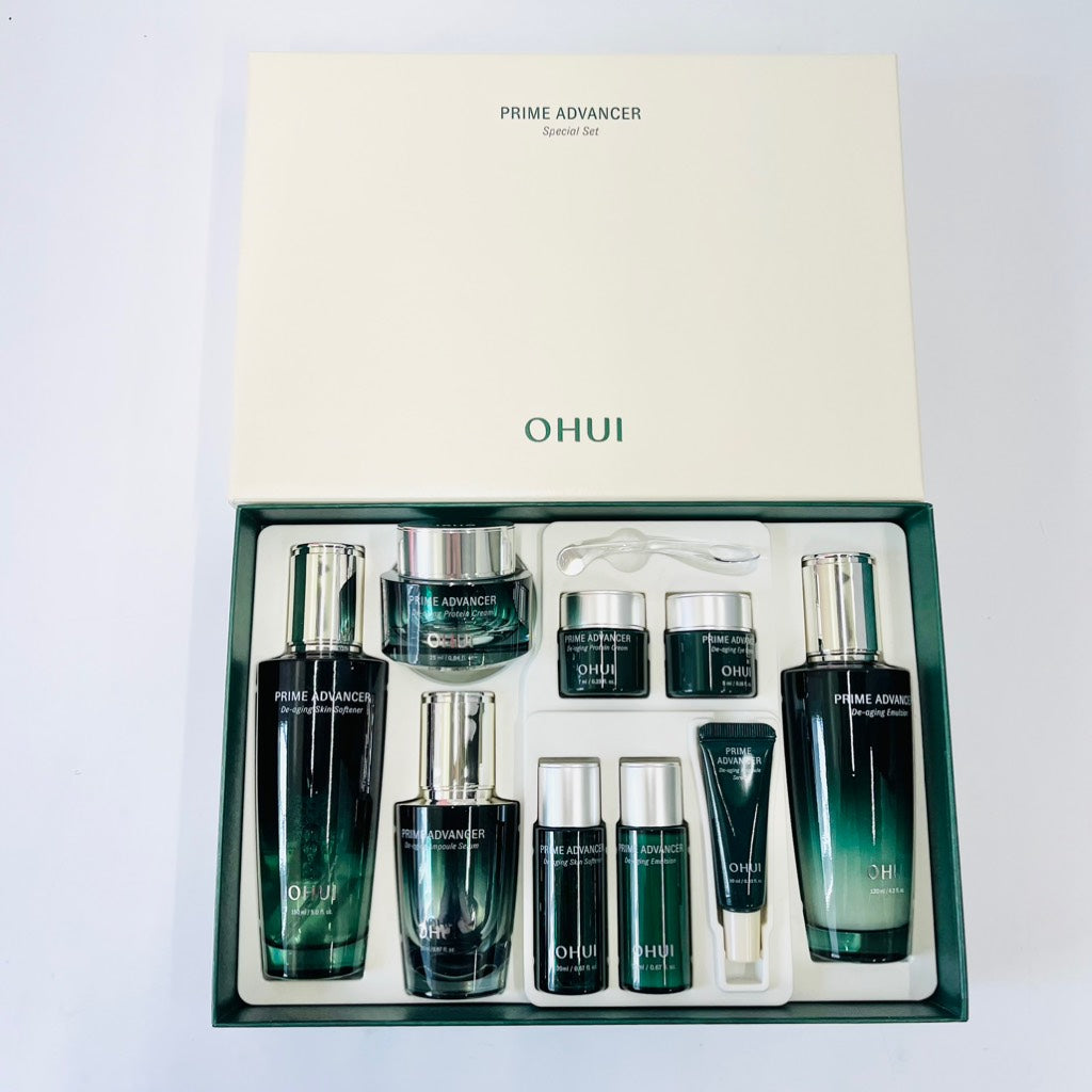 OHUI Prime Advancer De-aging 4pcs Special Set (9 items)