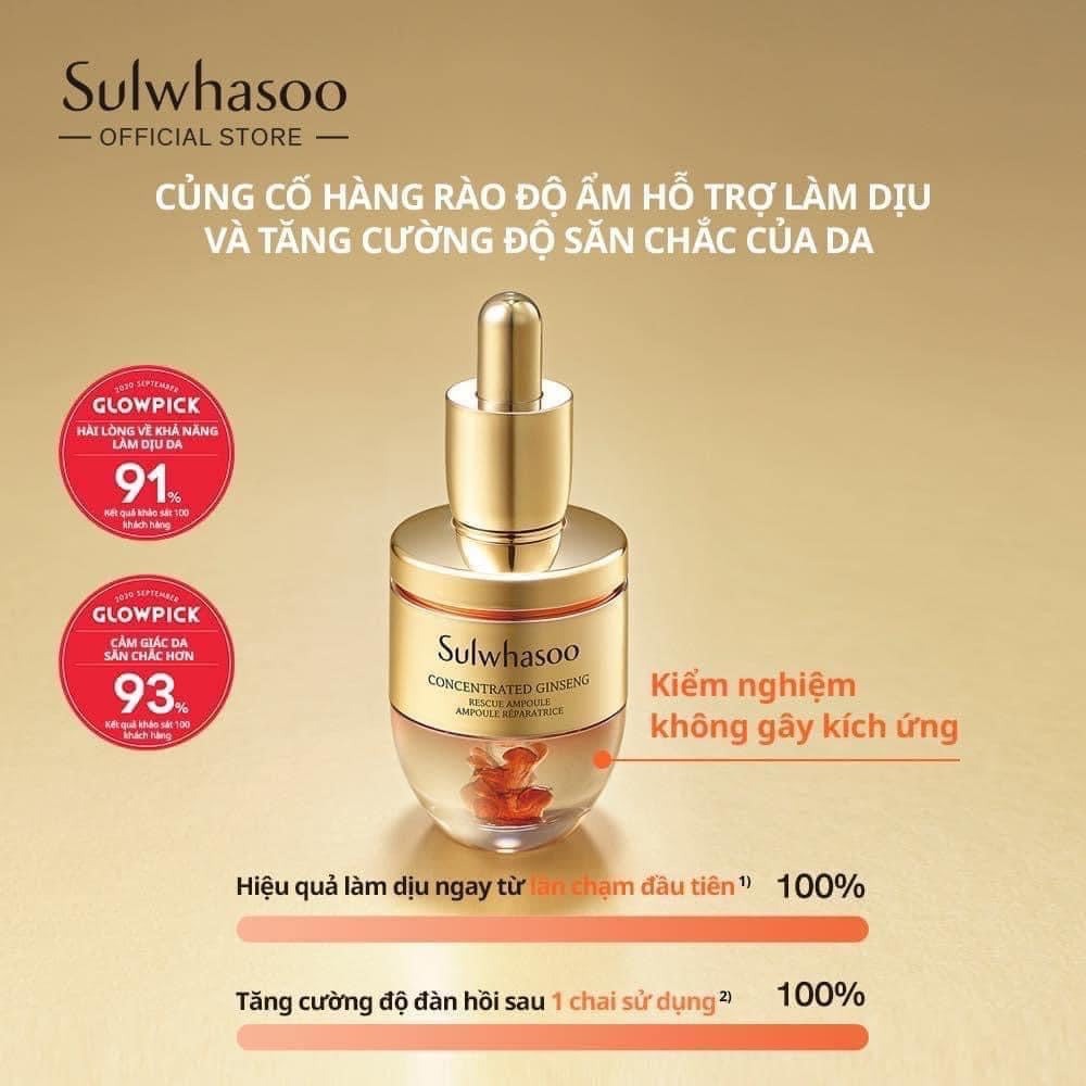 SULWHASOO Concentrated Ginseng Rescue Ampoule Set
