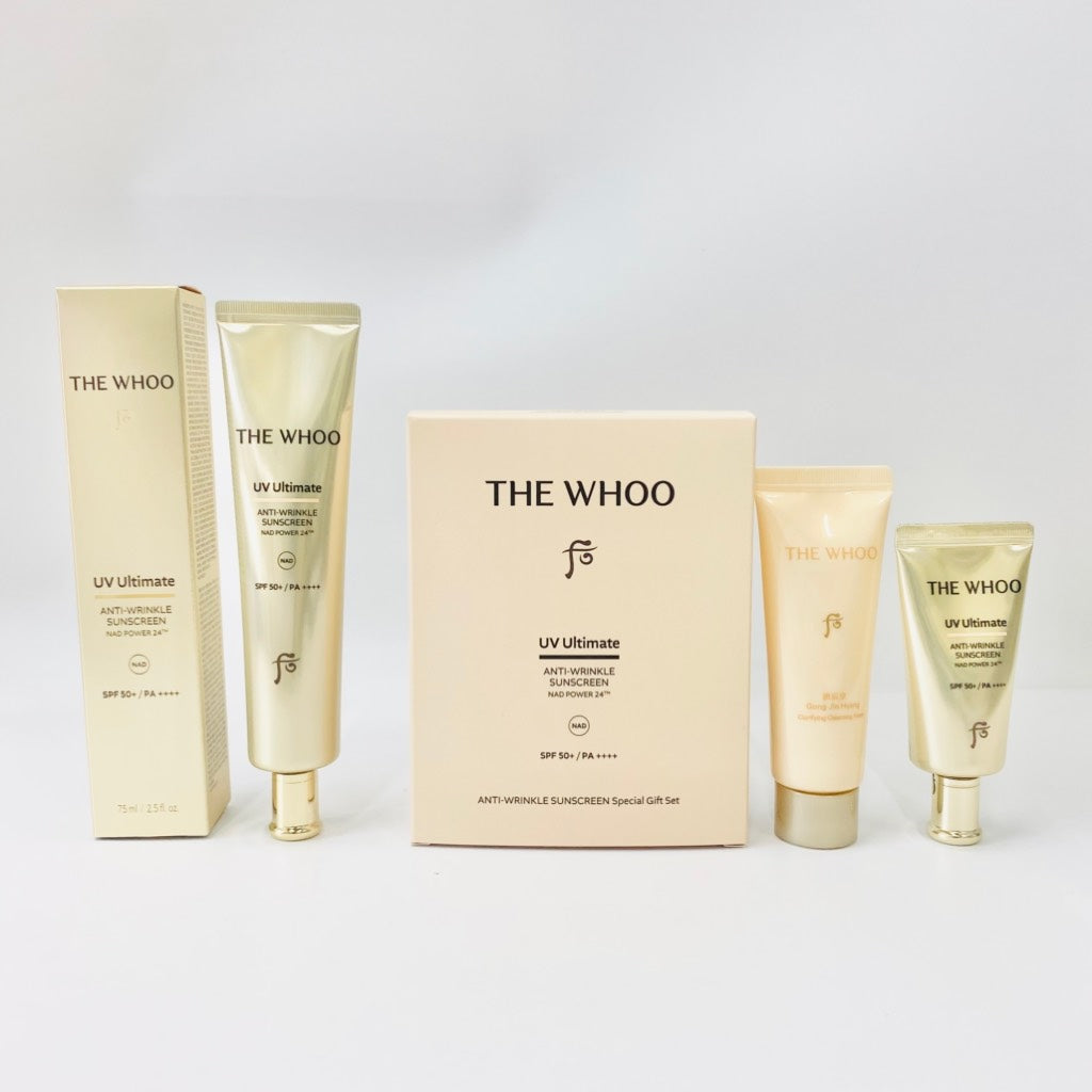 THE HISTORY OF WHOO Anti-wrinkle Sunscreen Special Gift Set (3 items)