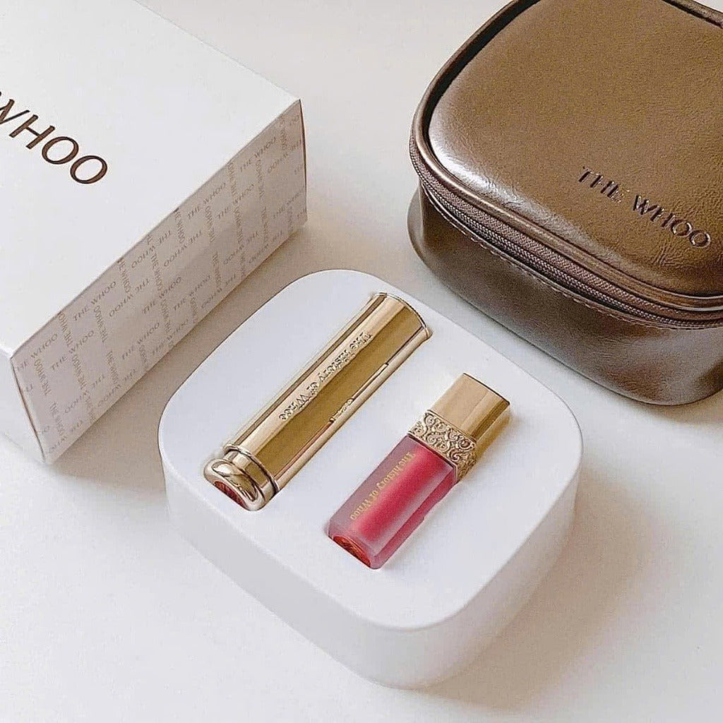 THE HISTORY OF WHOO Gongjinhyang:Mi Glow Lip Balm Rose Special Set