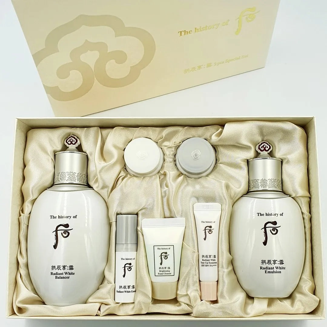 THE HISTORY OF WHOO Gongjinhyang Seol Radiant White 2pcs Special Set