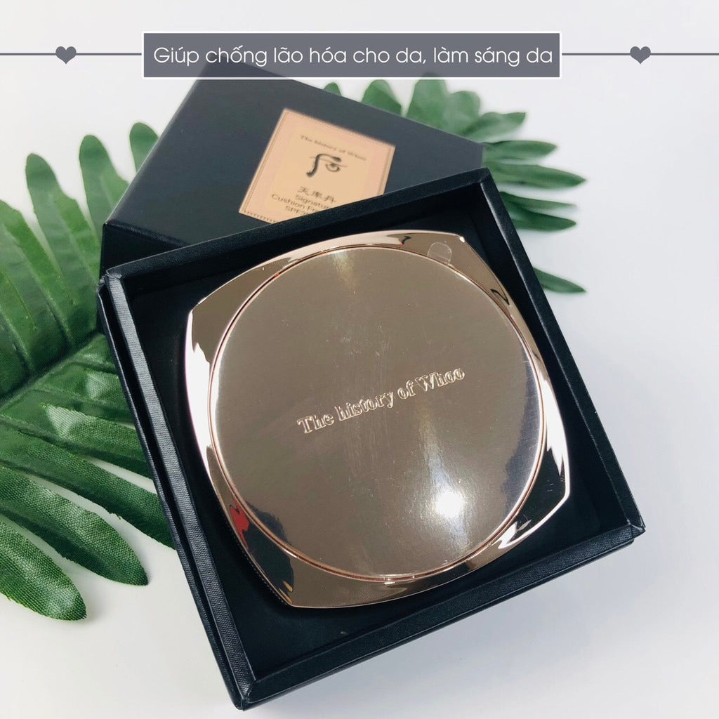 THE HISTORY OF WHOO Signature Cushion Foundation SPF35/PA++