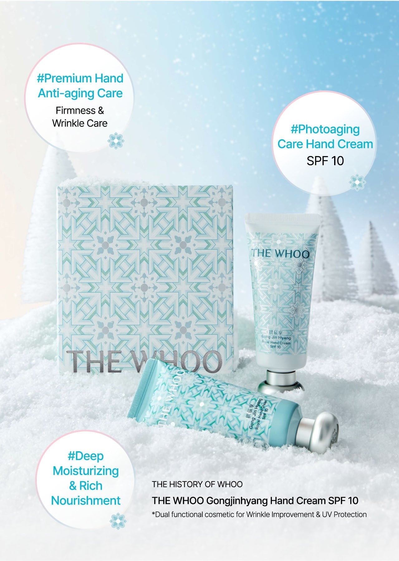 THE WHOO Gongjinhyang Royal Hand Cream Set