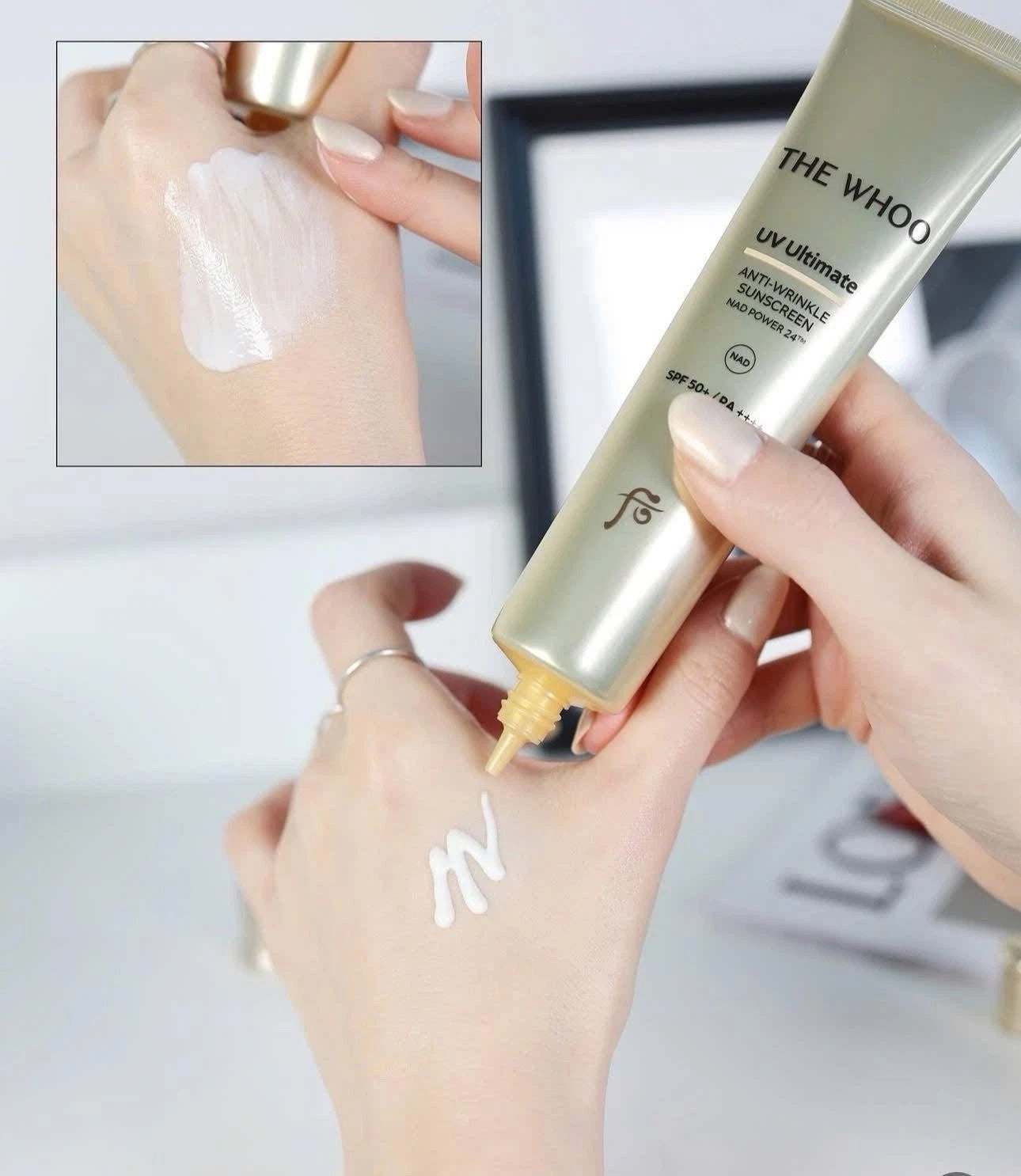 THE WHOO UV Ultimate Anti-wrinkle Sunscreen NAD Power Special Set