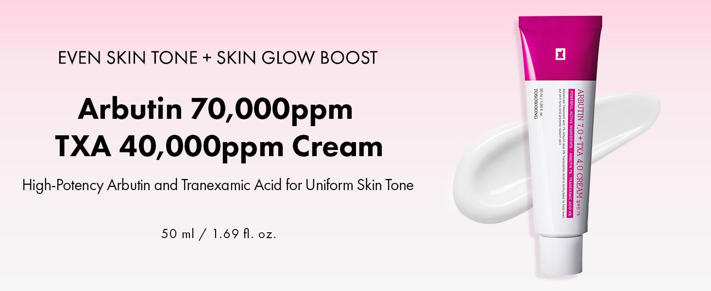 TOSOWOONG Arbutin 7% Tranexamic Acid 4% Cream Brightening 50ml