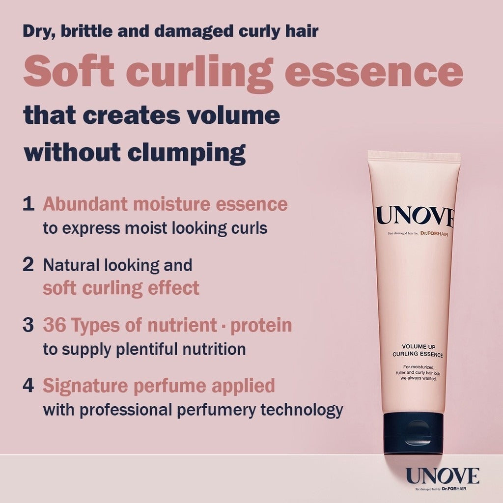 UNOVE Volume Up Curling Essence 147ml