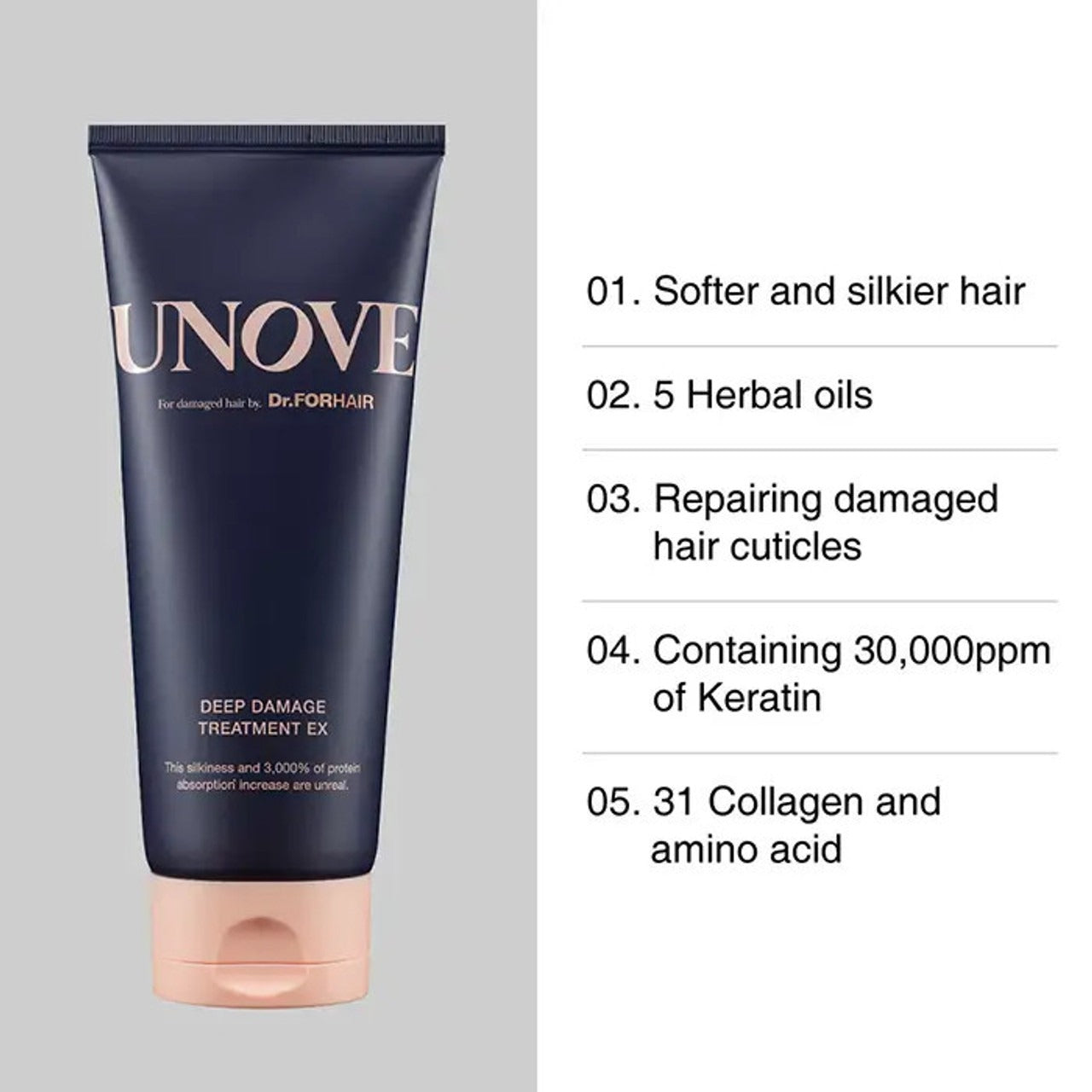 UNOVE Deep Damage Treatment EX 320ml Warm Petals