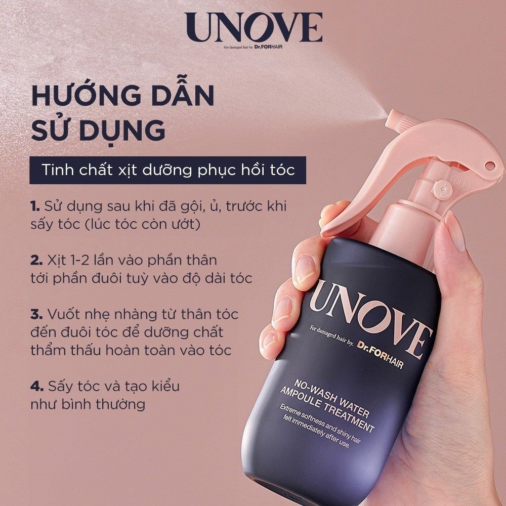 UNOVE No-wash Water Ampoule Treatment 200ml